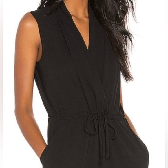 Small All Saints Black Sleeveless Jumpsuit - Picture 4 of 12